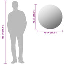 vægspejl 70 cm rundt glas
