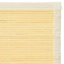 tæppe 160x230 cm bambus naturfarvet