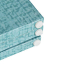 foldbar rumdeler 160 x 170 cm sommerfugl blå