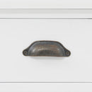 skænk med 3 låger 105x35x77,5 cm MDF og fyrretræ