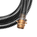 sugeslange med messingstik 4 m 25 mm sort