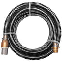sugeslange med messingstik 15 m 25 mm sort