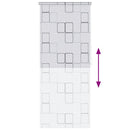 rullegardin til badeværelse 80x240 cm firkanter