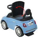 gåbil Fiat 500 blå