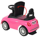 legetøjsbil Fiat 500 lyserød
