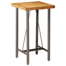 barbord 60x60x107 cm massivt genbrugsteak