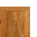 barbord 60x60x107 cm massivt genbrugsteak