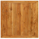 barbord 60x60x107 cm massivt genbrugsteak