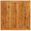 barbord 60x60x107 cm massivt genbrugsteak