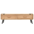 tv-bord 120x33x35 cm massivt grantræ