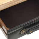 kommode 80x36x75 cm massivt grantræ