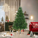 kunstigt juletræ med naturtro nåle 180 cm grøn