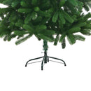 kunstigt juletræ med naturtro nåle 180 cm grøn