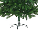 kunstigt juletræ med naturtro nåle 210 cm grøn