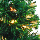 kunstigt juletræ fiberoptisk 64 cm grønt