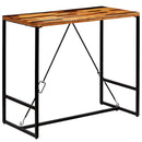 barbord 120x60x106 cm massivt genbrugstræ