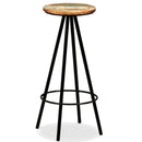 barsæt i 5 dele massivt akacietræ og genbrugstræ