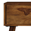 tv-bord 140x30x40 cm massivt akacietræ