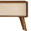 tv-bord 140x30x40 cm massivt akacietræ