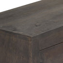 tv-skab i massivt mangotræ 140 x 30 x 45 cm