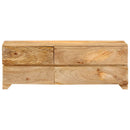 tv-skab 110x30x40 cm massivt akacietræ brun
