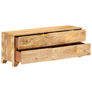 tv-skab 110x30x40 cm massivt akacietræ brun
