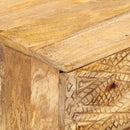 tv-skab 110x30x40 cm massivt akacietræ brun