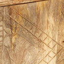 skænk 110x30x60 cm massivt mangotræ