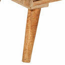 skænk 110x30x60 cm massivt mangotræ