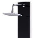 bruserpanel glas 18 x 42,1 x 120 cm sort