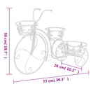 plantestativ cykelform vintagestil metal