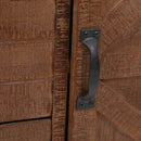 skab 64x33,5x75 cm massivt grantræ brun