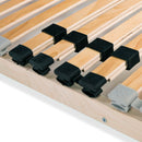 lamelbund til seng med 28 lameller 7 zoner 140 x 200 cm
