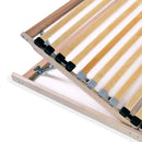 lamelbund til seng med 28 lameller 7 zoner 90 x 200 cm