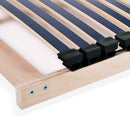 lamelbund til seng med 42 lameller 7 zoner 120 x 200 cm