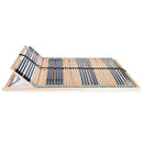 lamelbund til seng med 42 lameller 7 zoner 100 x 200 cm