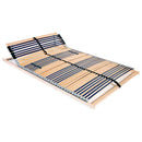 lamelbund til seng med 42 lameller 7 zoner 120 x 200 cm