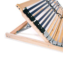 lamelbund til seng med 42 lameller 7 zoner 140 x 200 cm