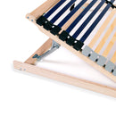 lamelbund til seng med 42 lameller 7 zoner 80 x 200 cm