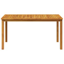 havebord 150 x 90 x 74 cm massivt akacietræ
