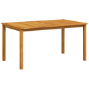 havebord 150 x 90 x 74 cm massivt akacietræ