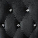 spisebordsstole 4 stk. velour sort