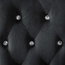 spisebordsstole 6 stk. velour sort