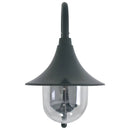 havevæglampe E27 42 cm aluminium mørkegrøn