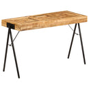 skrivebord i massivt mangotræ 118 x 50 x 75 cm