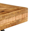 skrivebord i massivt mangotræ 118 x 50 x 75 cm
