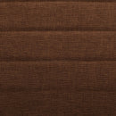 spisebordsstole 2 stk. stof brun