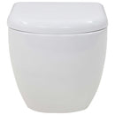 væghængt toilet keramik hvid