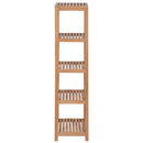 badeværelsesstativ 4 etager massivt teak 42 x 42 x 165 cm