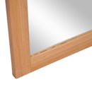 vægspejl massivt teak 50 x 70 cm